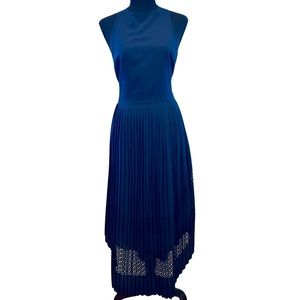 Navy Banana Republic A line halter dress Size 4